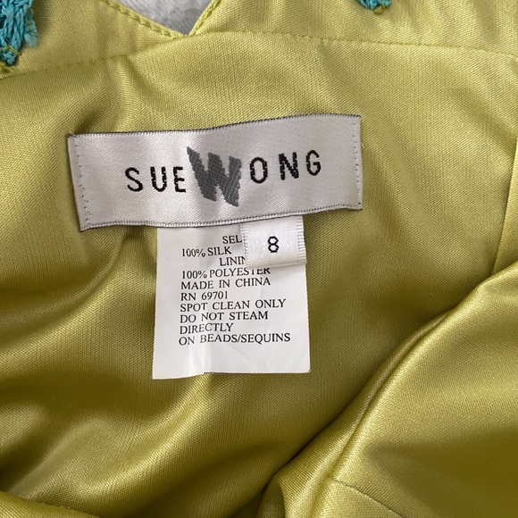 Sue Wong floral maxi dress size 8 - Picture 5 of 5